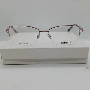 NWT WOMEN'S GENESIS EYEGLASS FRAMES G5058 ROSE GOLD